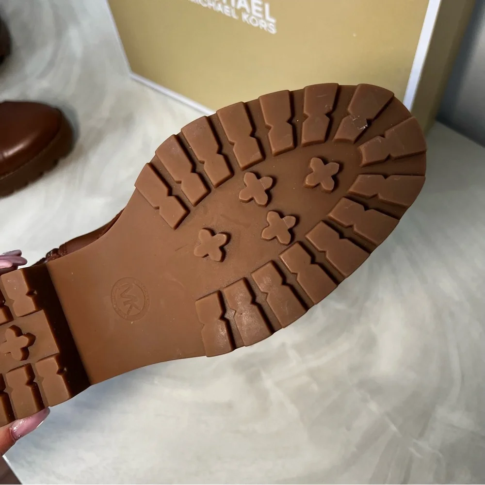 Michael Michael Kors Women's Faux Leather Tatum Ankle Boot - Picture 8 of 11